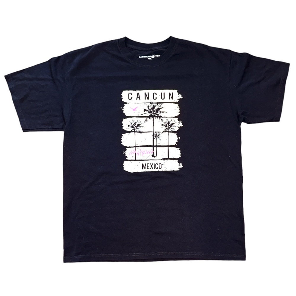 NEW Cancun Mexico Unisex Size XL Graphic Short Sleeve Tee